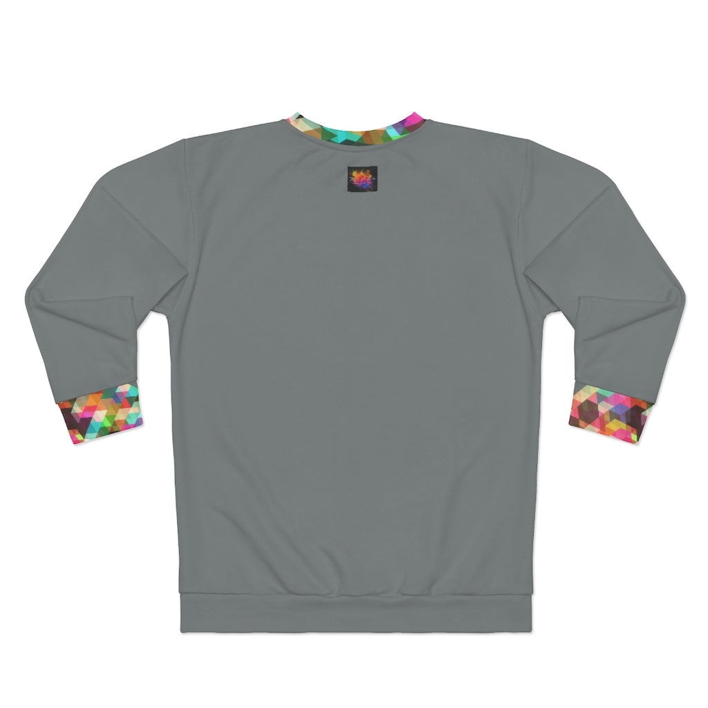 jUST pOPPIN' (GRAY)  ..  AOP Unisex Sweatshirt