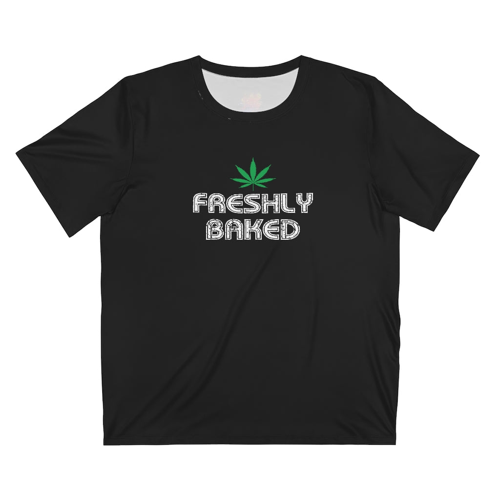 FRESHLY BAKED ( BLACK) .. All Over Print UNISEX T-Shirt