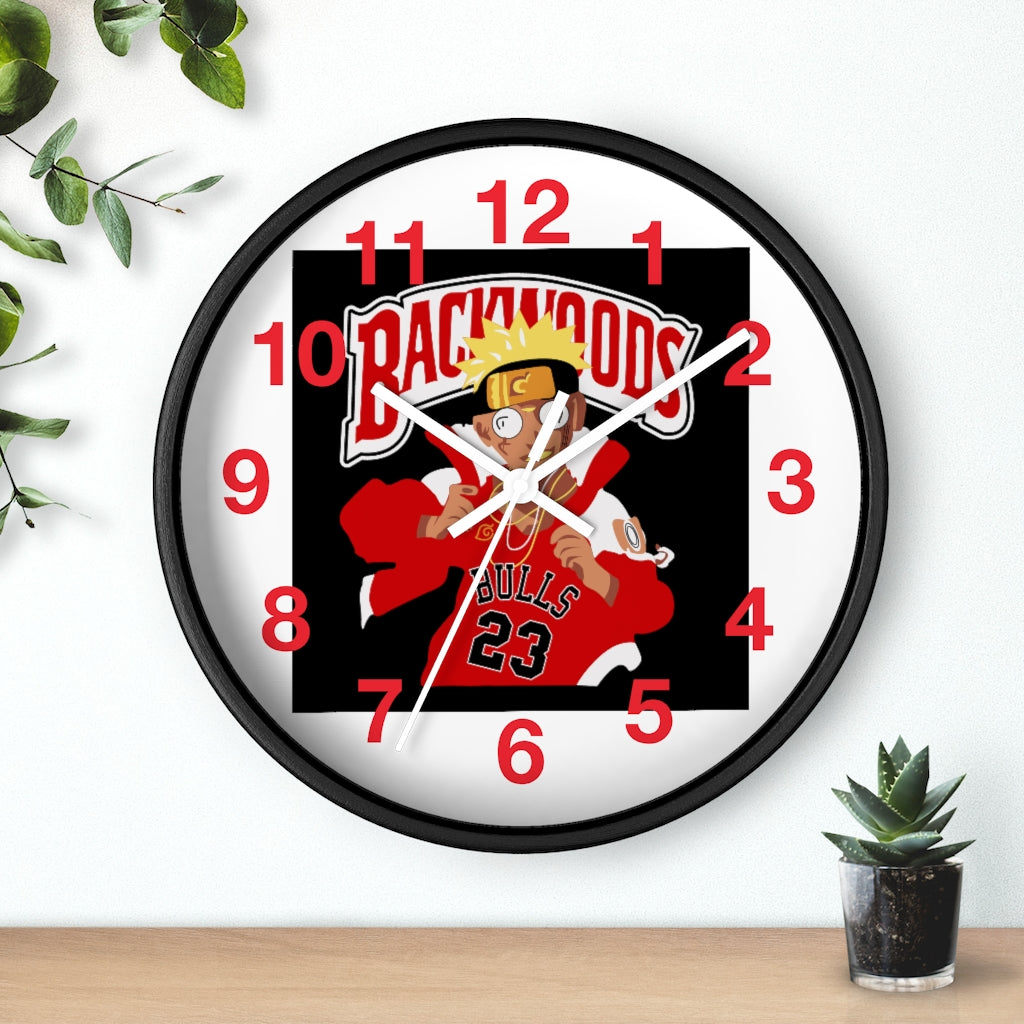 CHI-TOWN BACKWOOD Wall clock