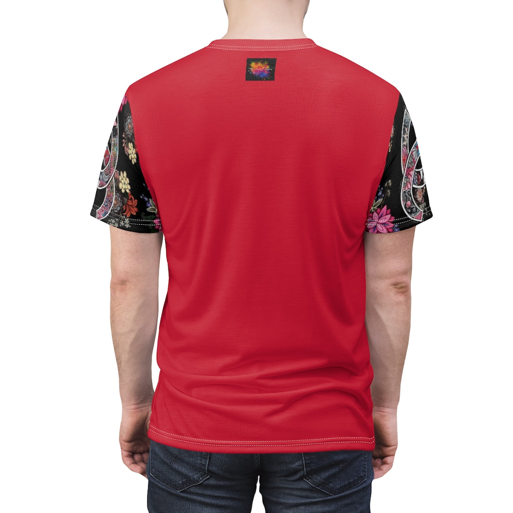 FLOWERS OF COUTURE  ( RED ) ..  All Over Tee