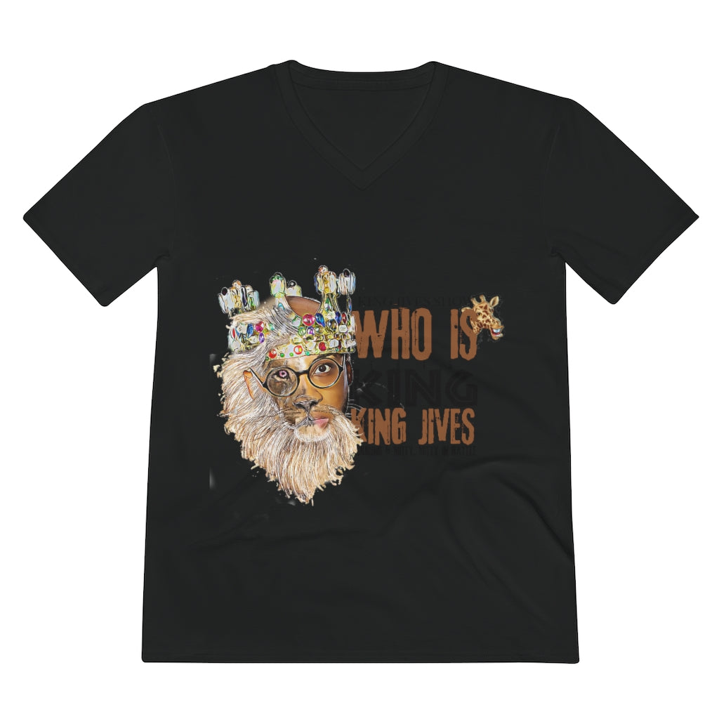 Who Is This King? King Jives V-Neck Tee