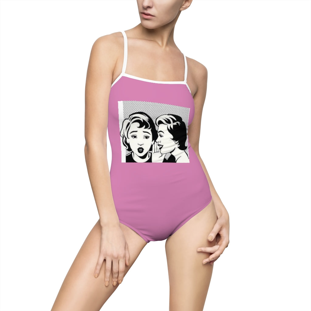 GOSSIP (Lavendar) One-piece Swimsuit