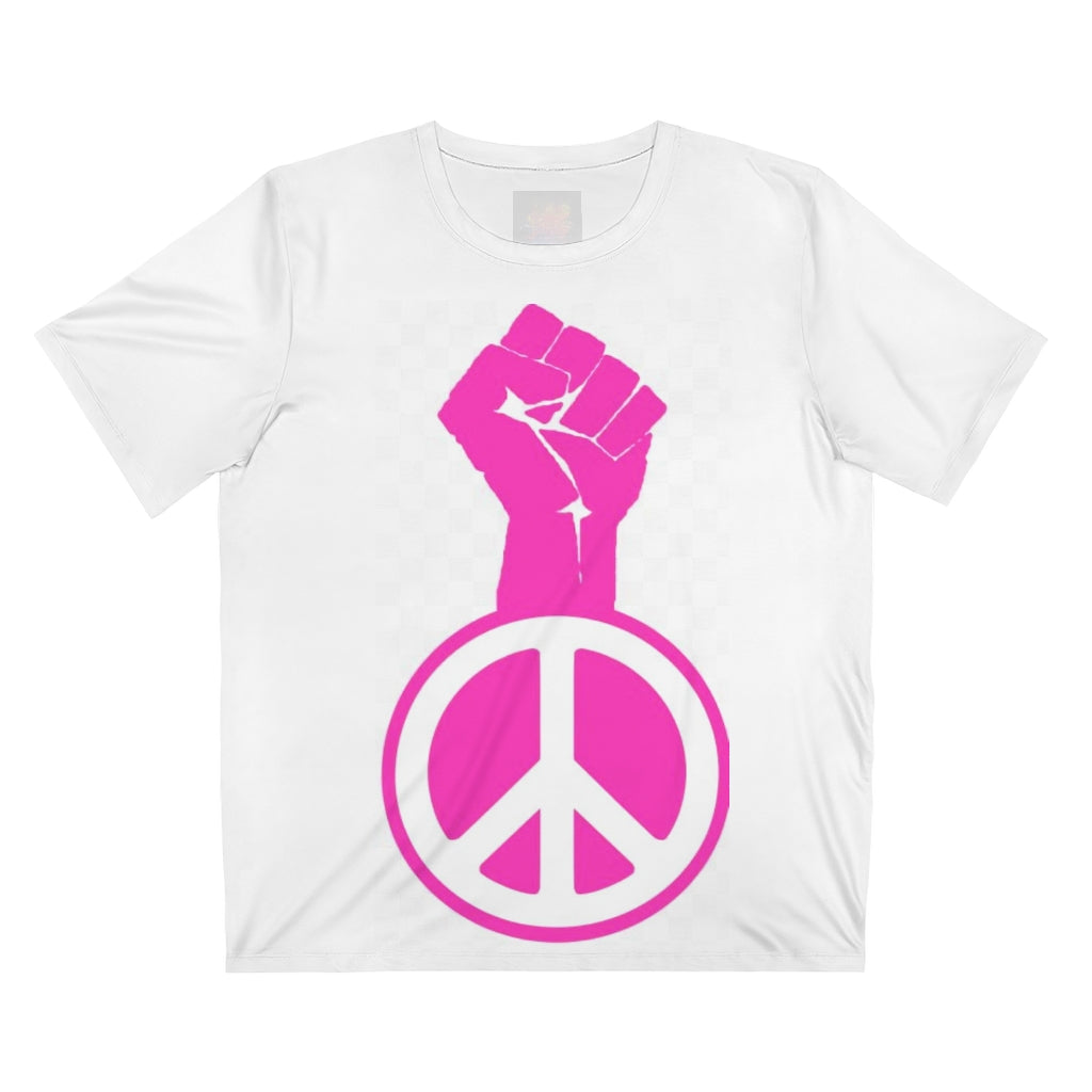 Peace in Pink . All Over Print UNISEX T-Shirt