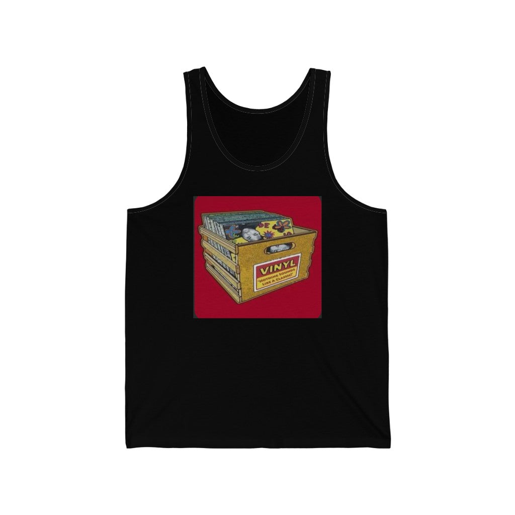 THROWBACK VINYL '.. Unisex Jersey Tank