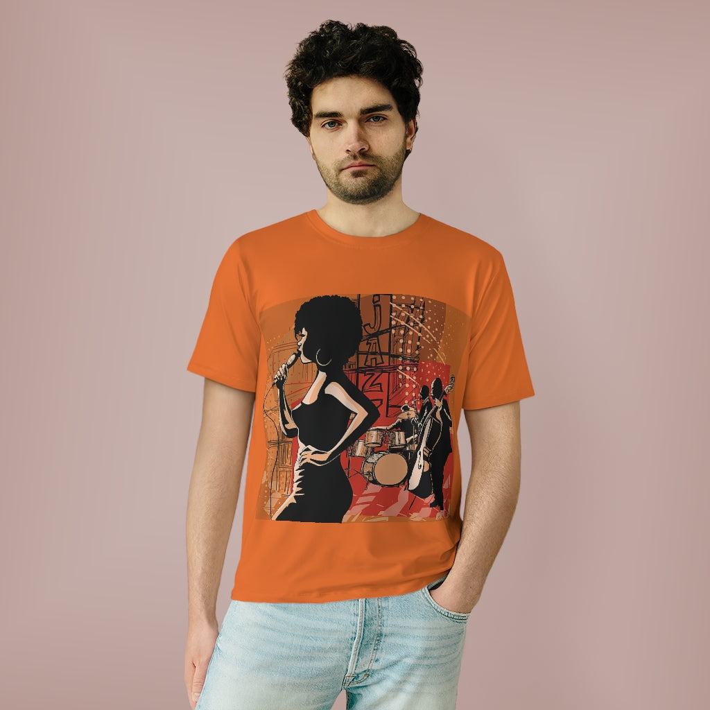 Jazz in Orange Tee.. All Over Print UNISEX T-Shirt