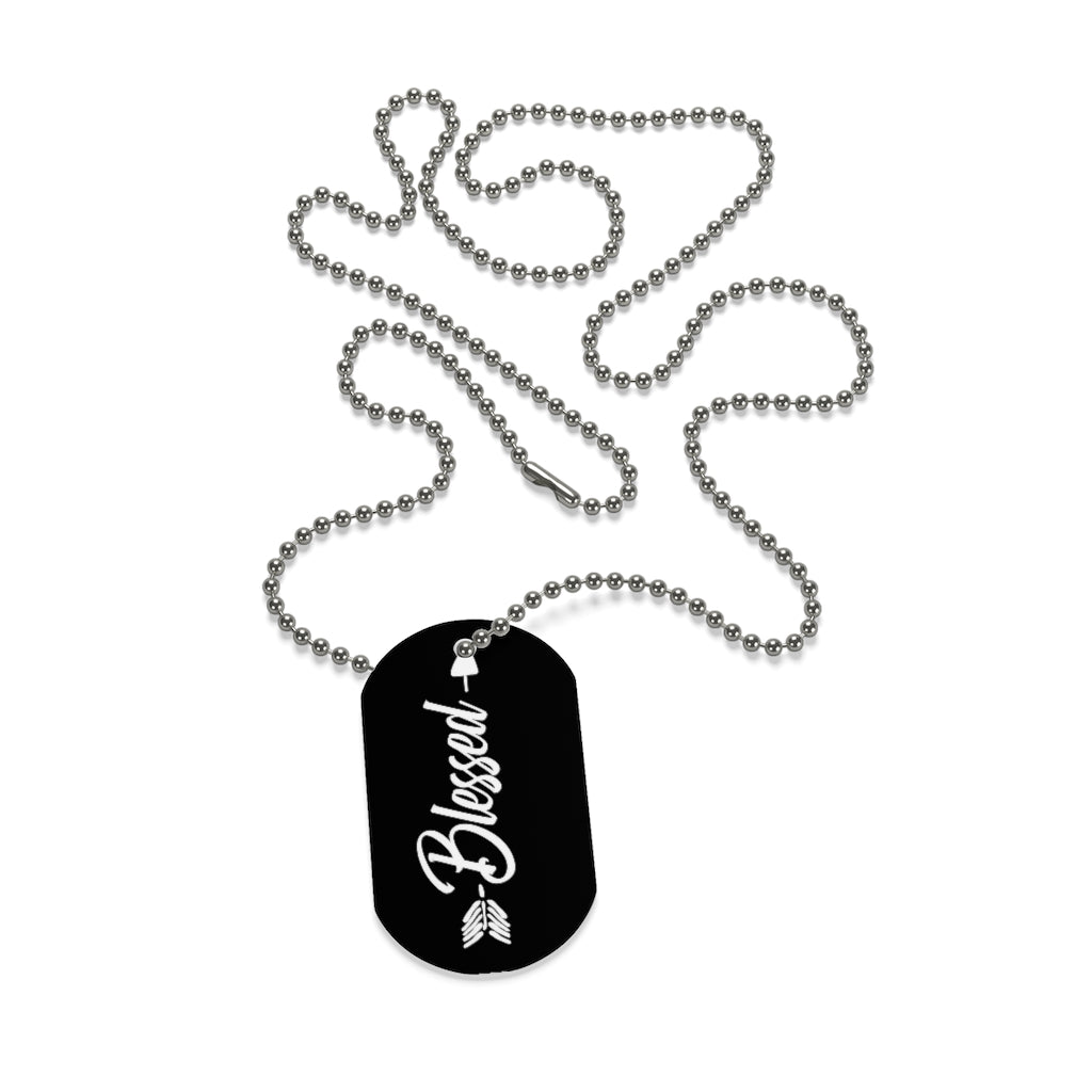 BLESSED .. Dog Tag