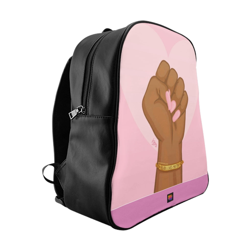 Pink Power Graphic Backpack