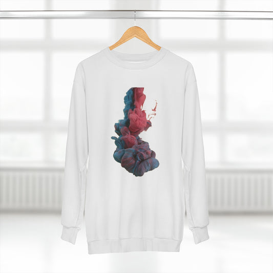 COLOR ME SMOKY (WHITE) AOP Unisex Sweatshirt