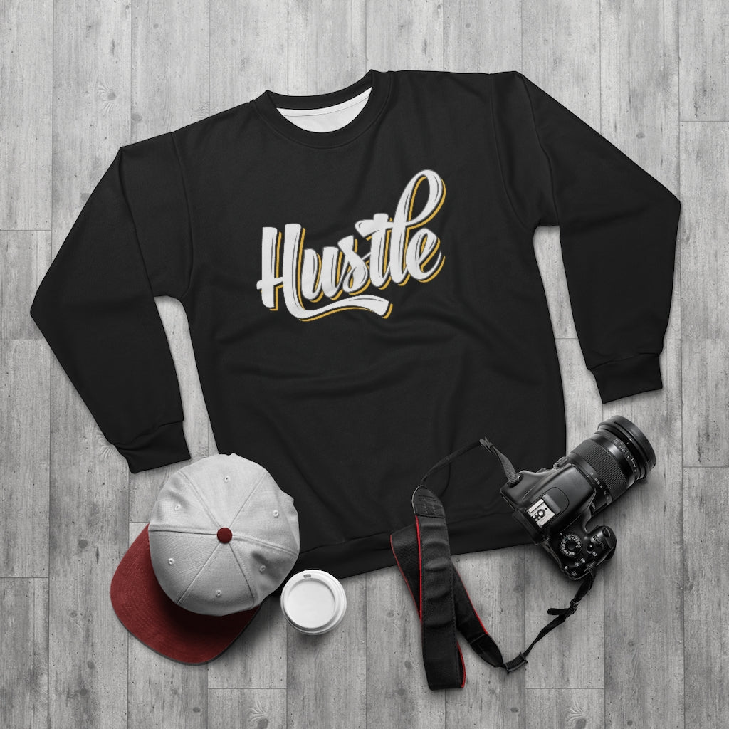 HUSTLE  ..  AOP Unisex Sweatshirt