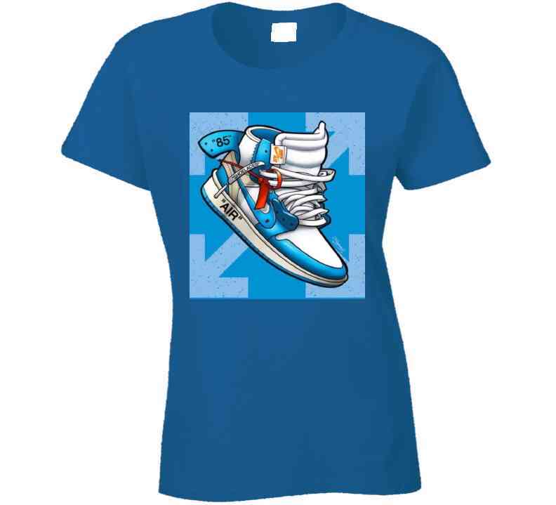 Blue On Blue J's T Shirt