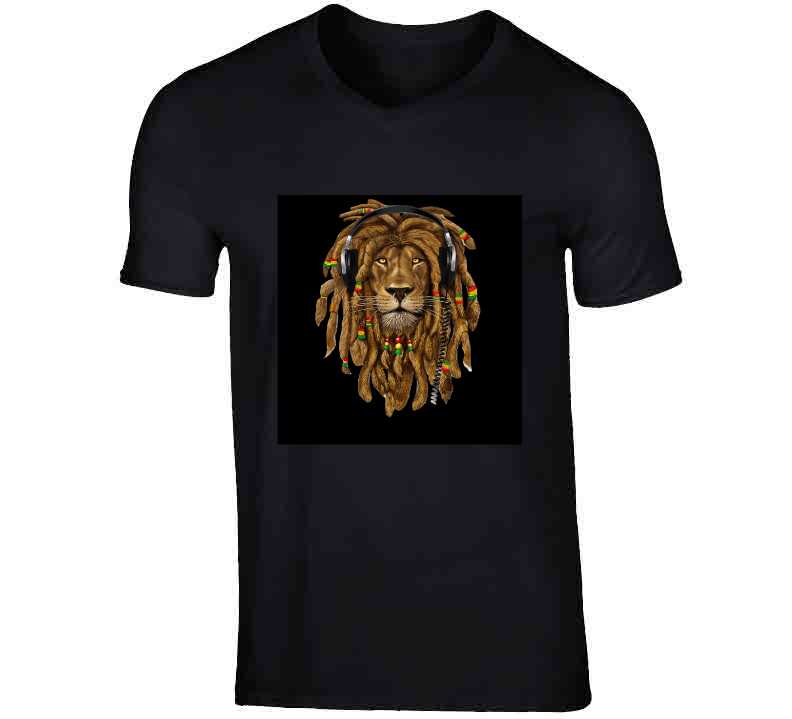 Rasta Lion  Jam  T Shirt