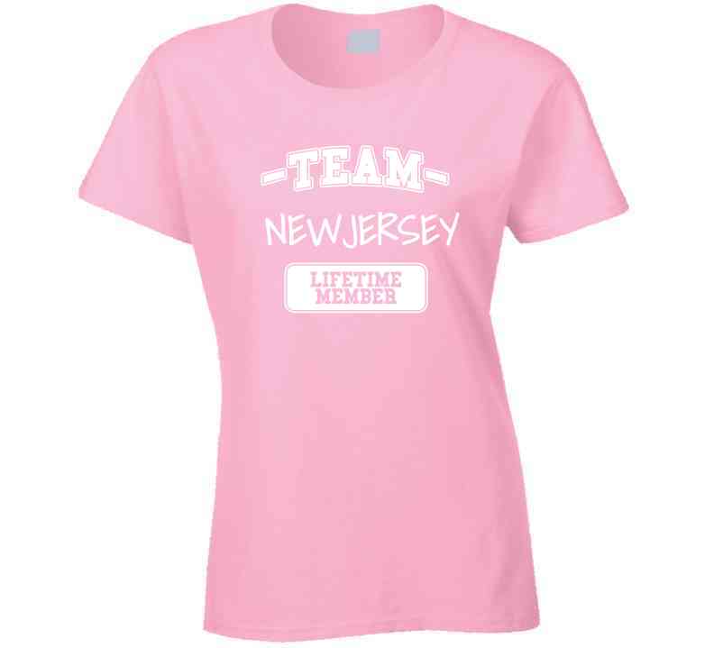 Team N J Pink  T Shirt