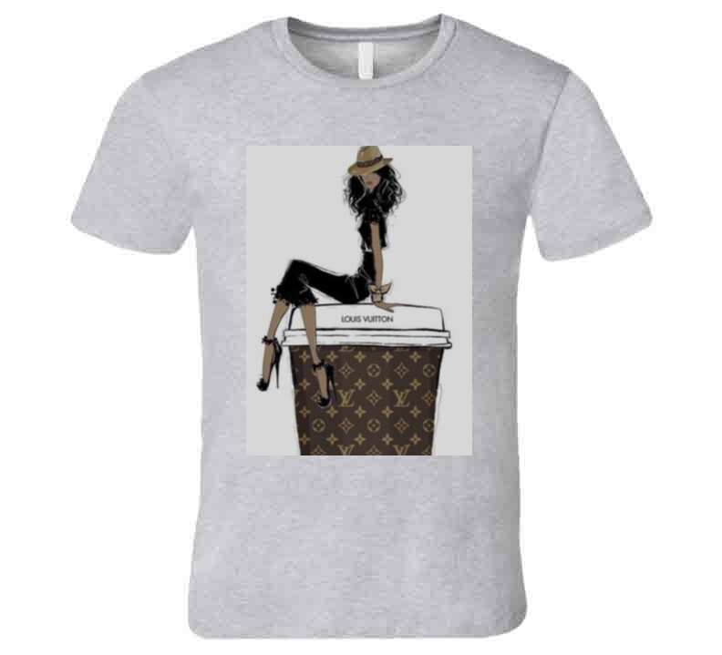 Cup Of Couture ( Gray ) Ladies T Shirt