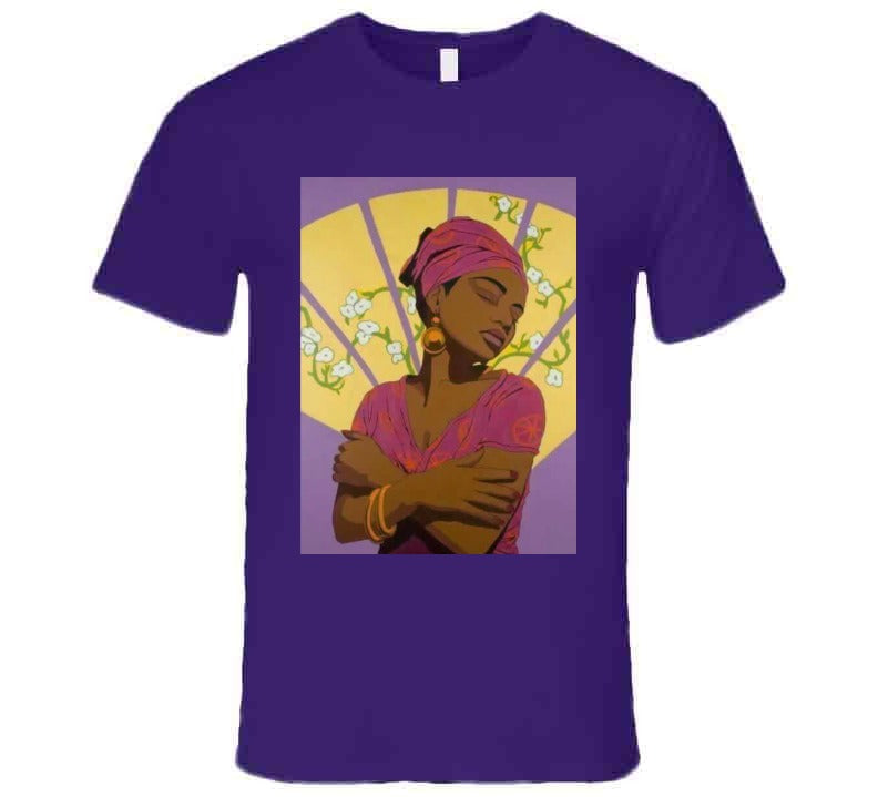 Purple Love  Ladies T Shirt