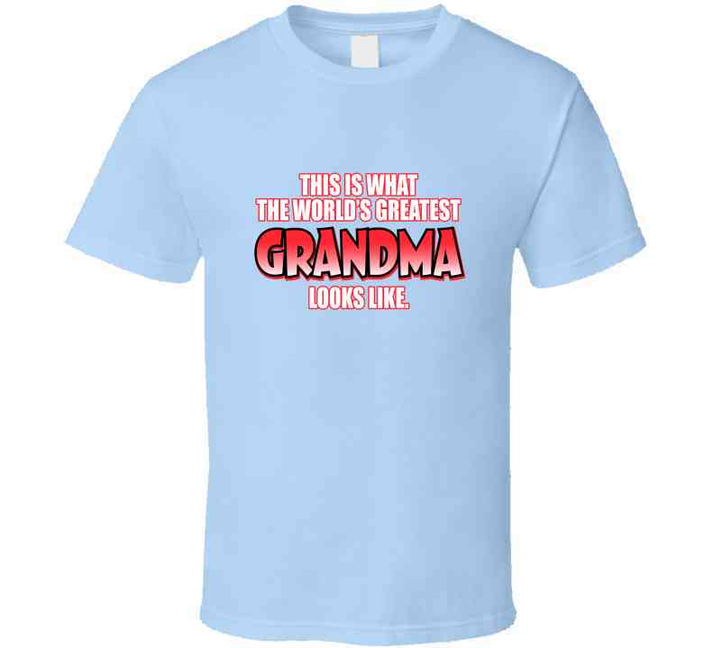 Greatest Grandma Blue Ladies T Shirt