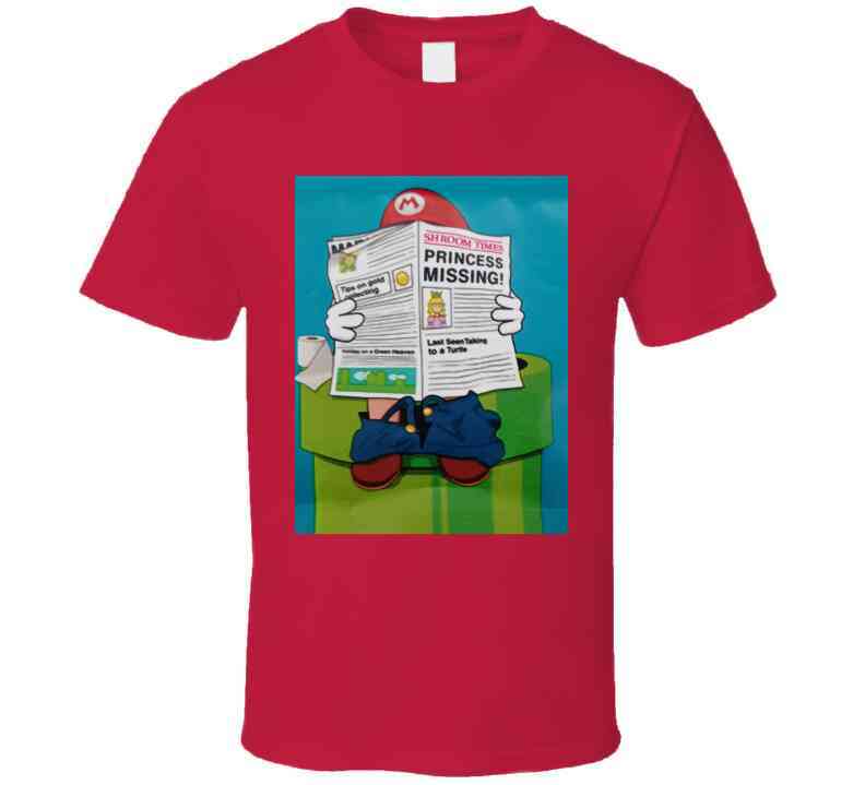 Missing Princess Red Ladies T Shirt