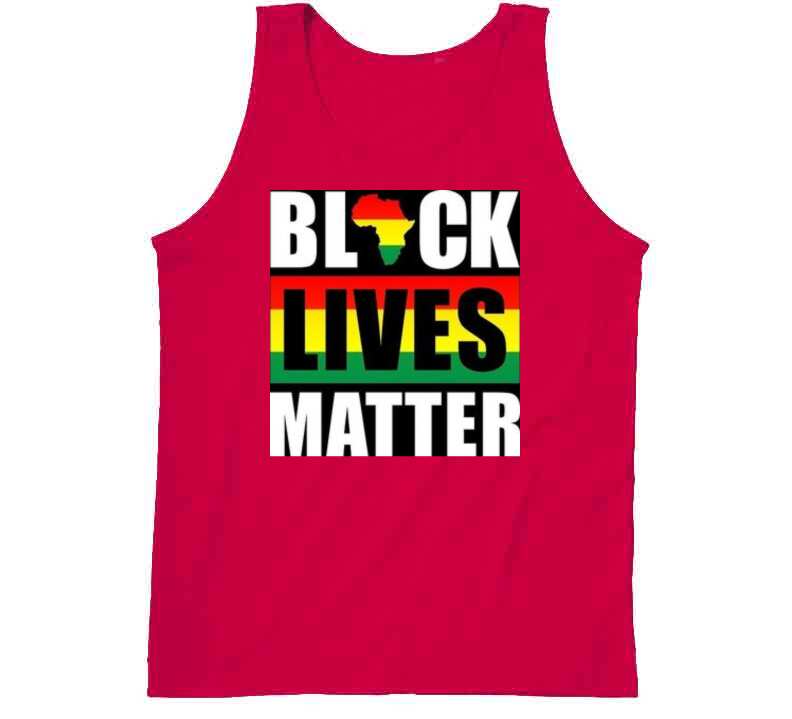 Black Matters Red T Shirt