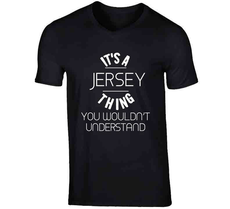 Its A Jersey Thing Pink  T Shirt