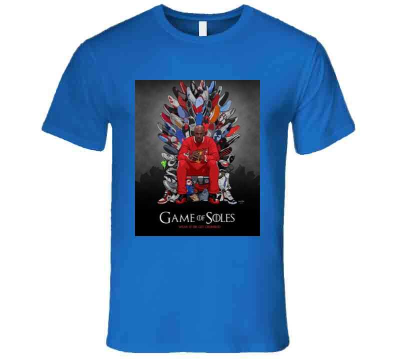 Game Of Soles Blue T Shirt