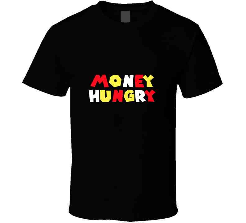 Money Hungry Purple T Shirt