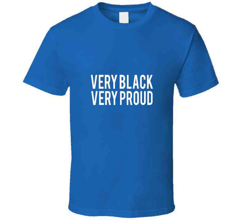 Very Black Very Proud Blue Crewneck Sweatshirt