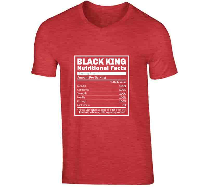 Black King Facts ( Red ) Hoodie