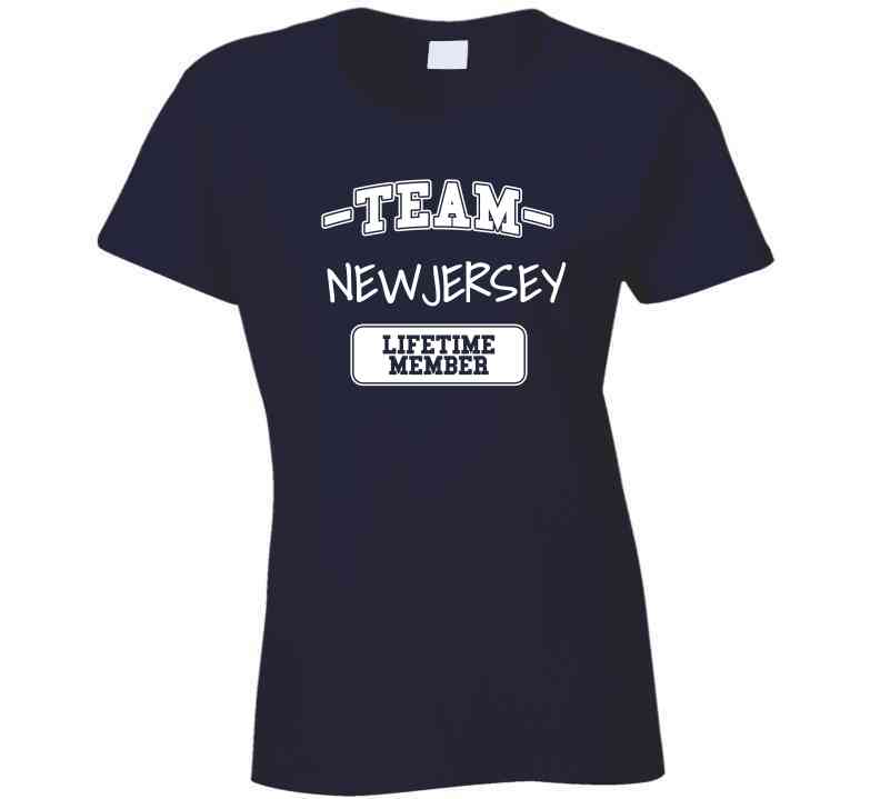 Team New Jersey Blue  T Shirt