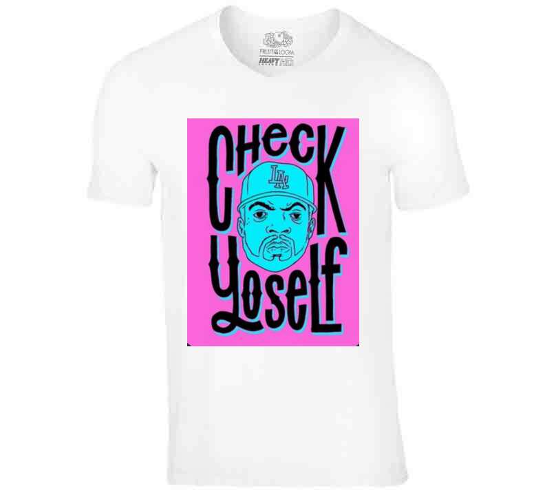 Check Yo Self Lady  Ladies T Shirt