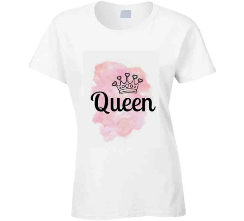 Original Pink Queen Graphic Tee  Ladies T Shirt