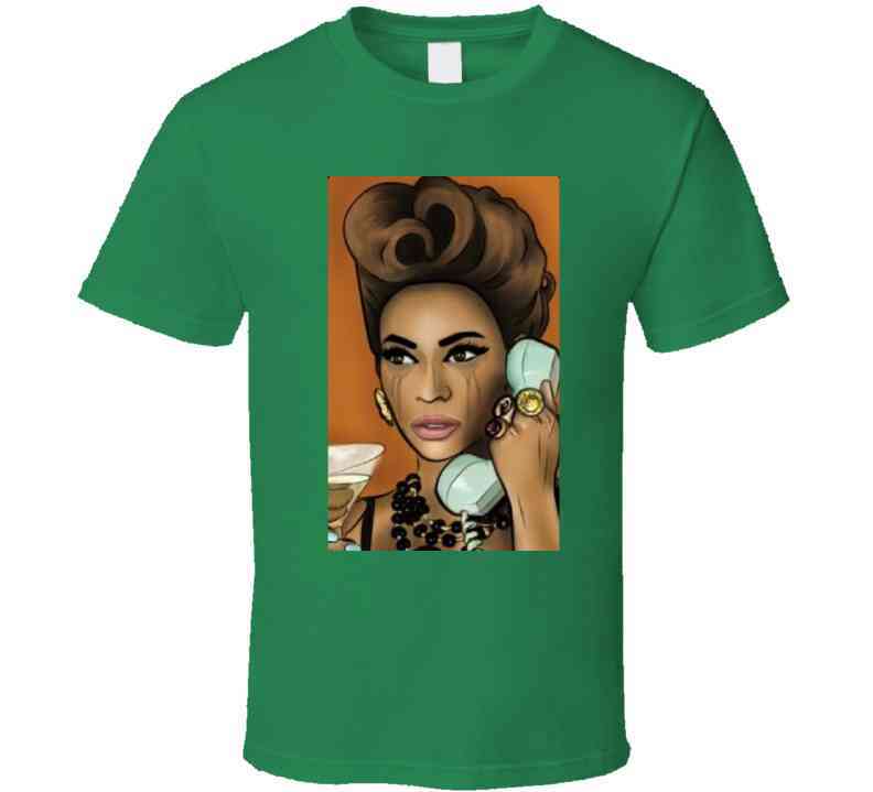 Telephone B Green With Envy Ladies T Shirt