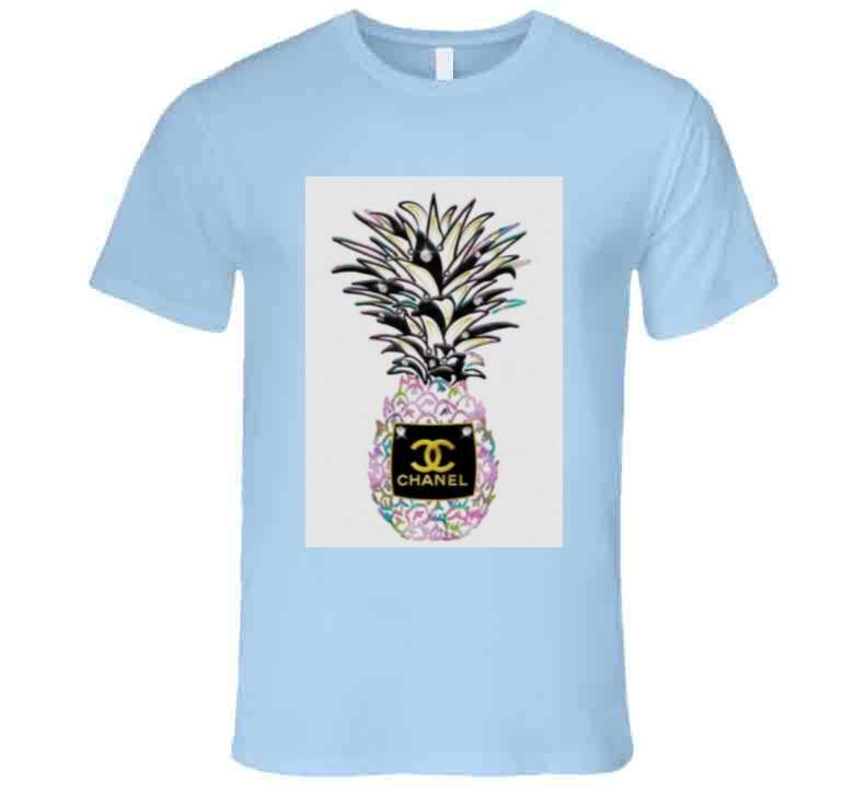 Pineapple Couture Baby Blue  T Shirt