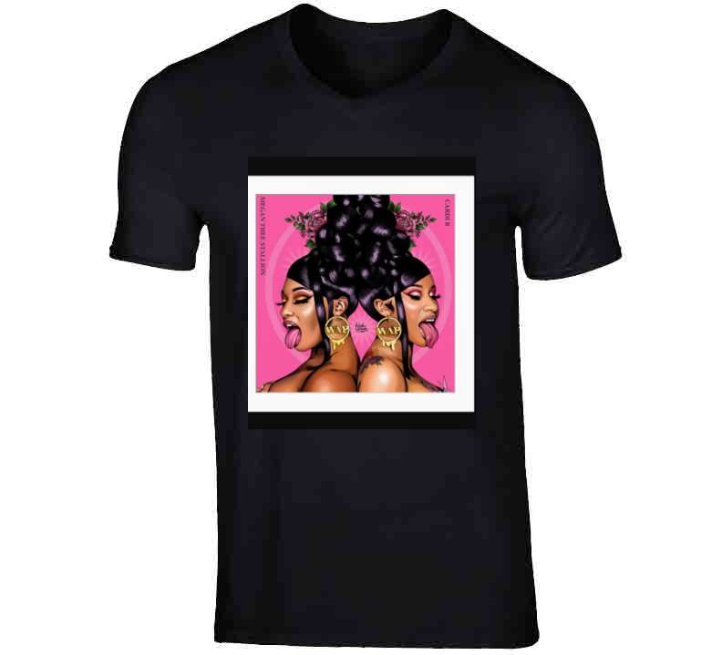 Wap Girls ( Black ) Ladies T Shirt