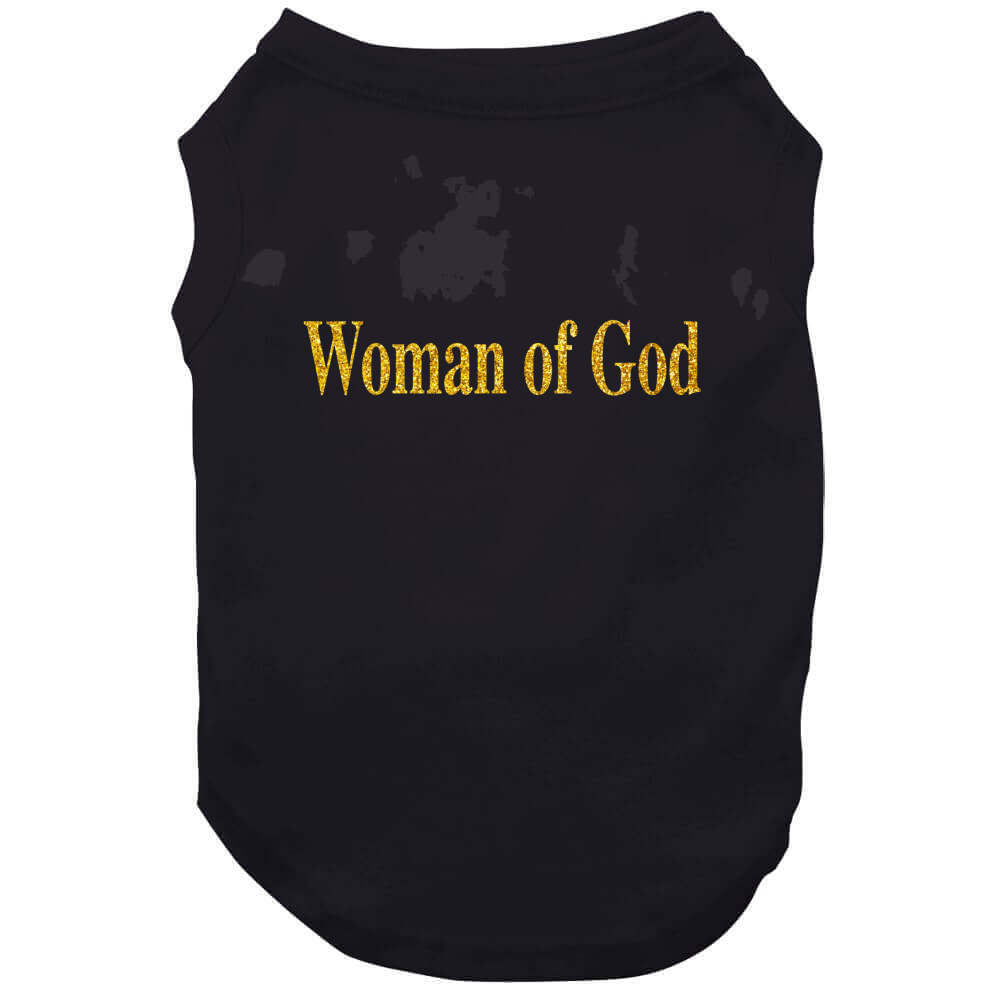 Woman Of God ( Black ) Ladies T Shirt