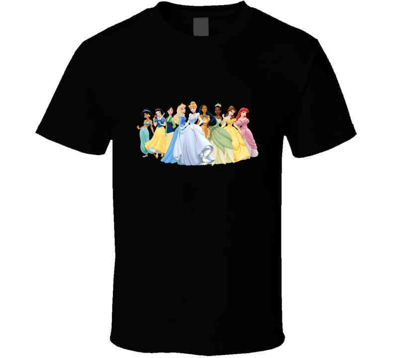 Real Life Princess Tee Black T Shirt