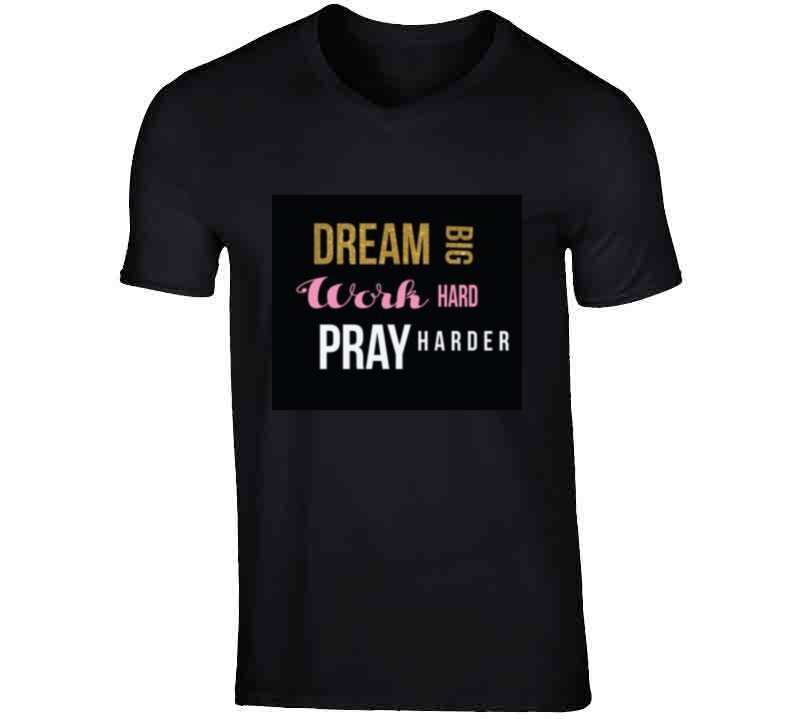 Dream, Work , Pray (black ) Apron