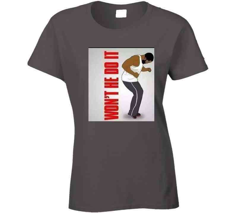 Won't He Do It? Gray T Shirt