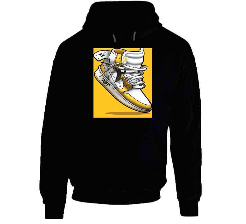 Black N Gold J's  T Shirt