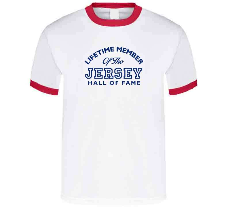 Lifetime Jersey Hall Of Fame (white) T Shirt