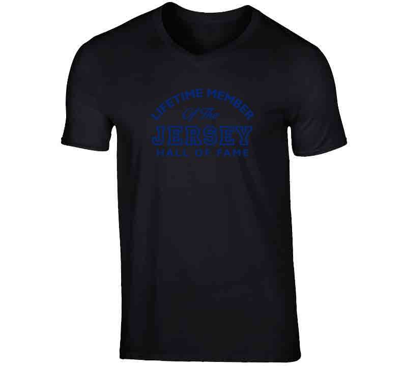 Lifetime Jersey Hall Of Fame (black) T Shirt