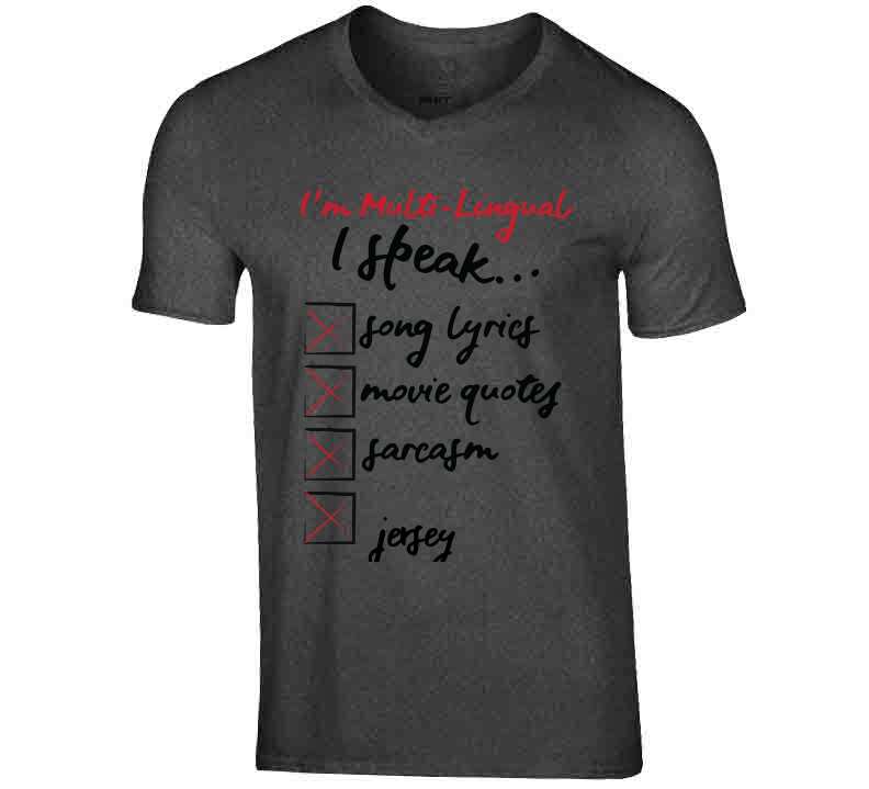 I Speak Jersey Collection Assorted  T- Shirts