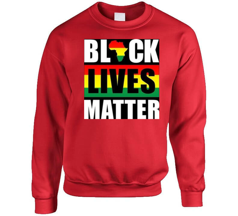 Black Matters Red T Shirt