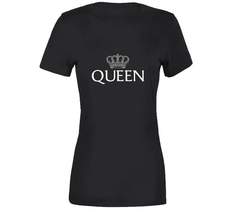 Queen Navy Ladies T Shirt