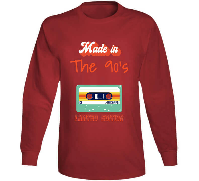 Made In The 90's (white) Long Sleeve