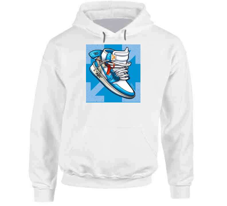 White N Blue J's T Shirt