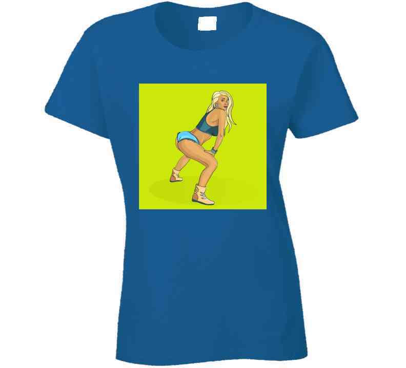 Hands On My Knees ( Blue ) T Shirt