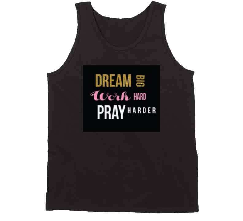 Dream, Work , Pray (black ) Apron