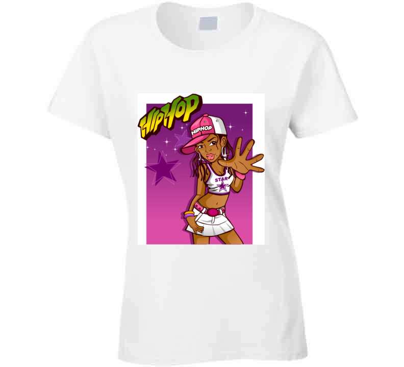 Pink Hiphop Star T Shirt