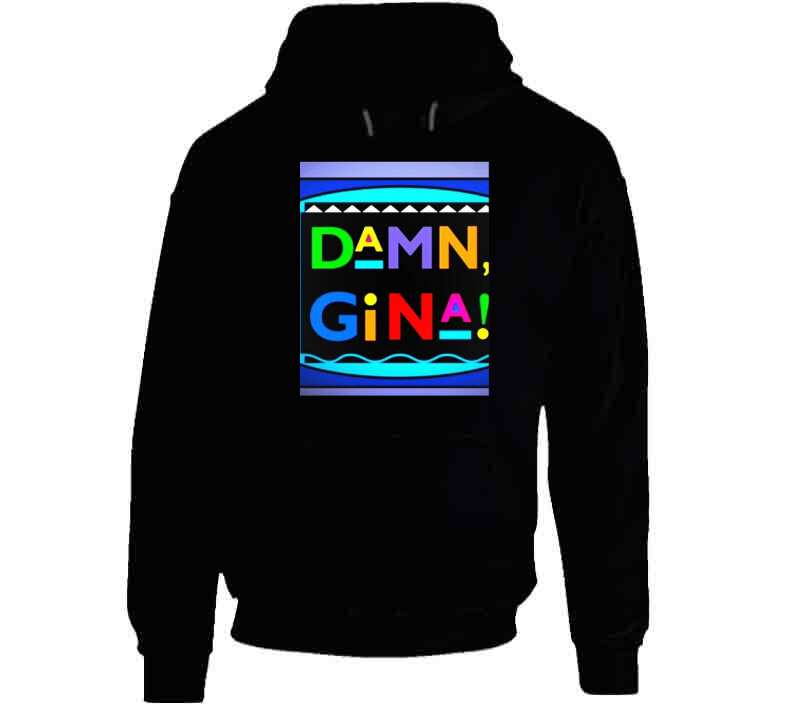 Damn Gina Original Black T Shirt