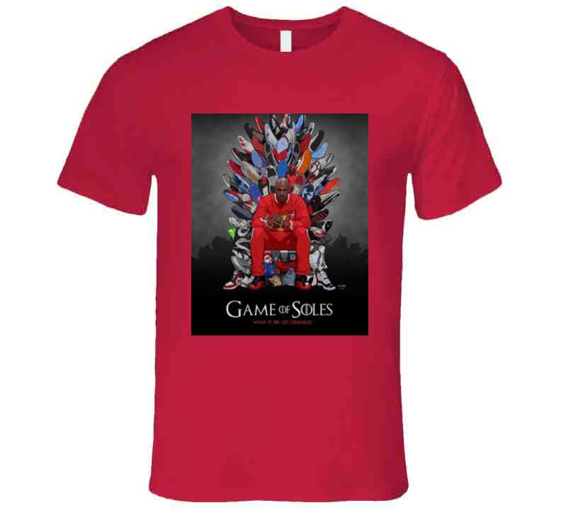 Game Of Soles Red T Shirt