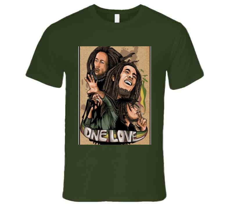 One Love ( Green ) T Shirt